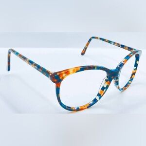 Eyebuydirect Calypso Brown Blue Oval Sunglasses Frames Only